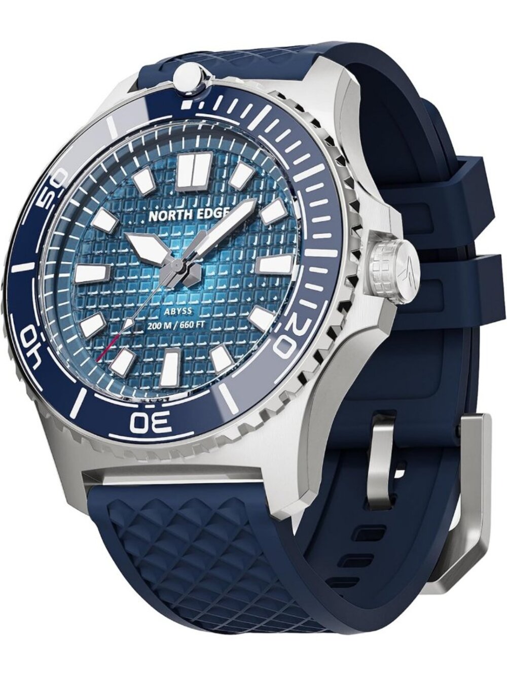 Men's 200M Water Resistant Solar Dive Watch - Stylish, Durable, Outdoor Ready